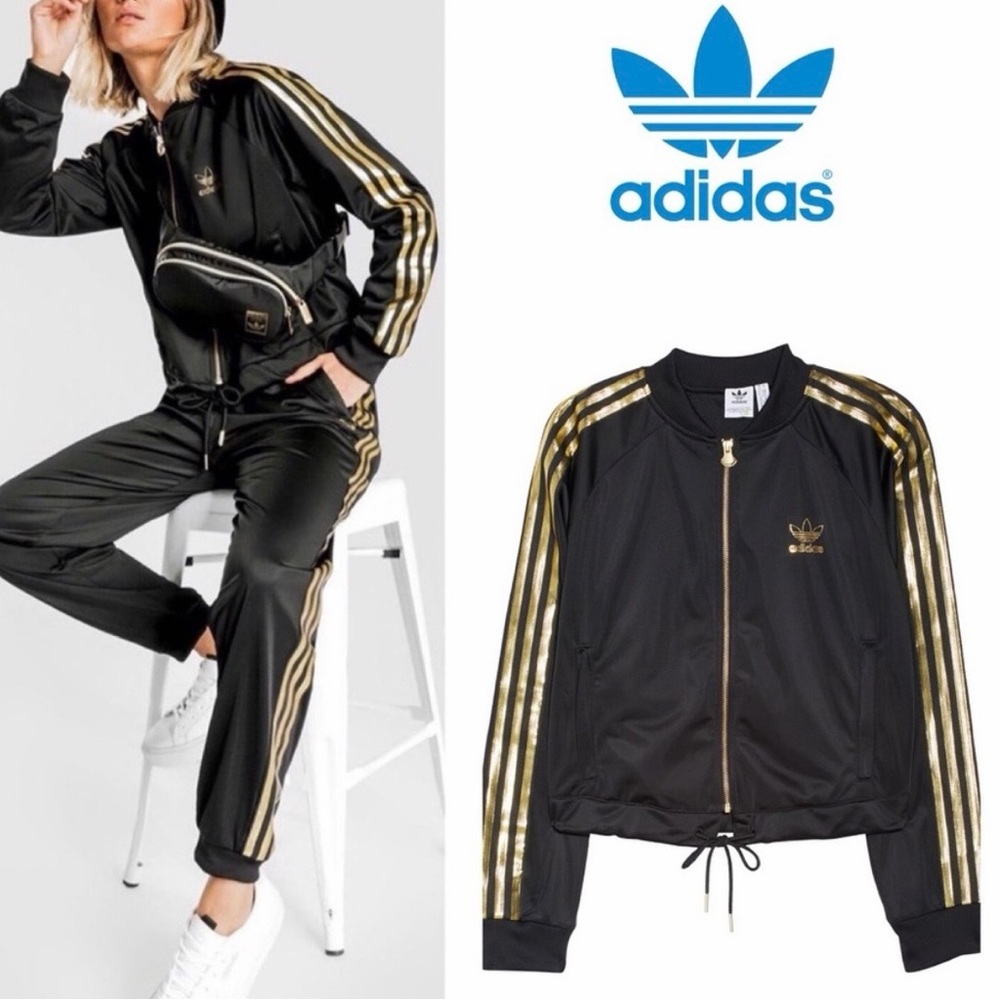 ADIDAS Originals 50th Anniversary SUPERSTAR SST 24K Gold Track Jacket  Size XS